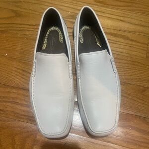 NWB Kenneth Cole ‘Drive Home’ Men's White Loafers Sz 10